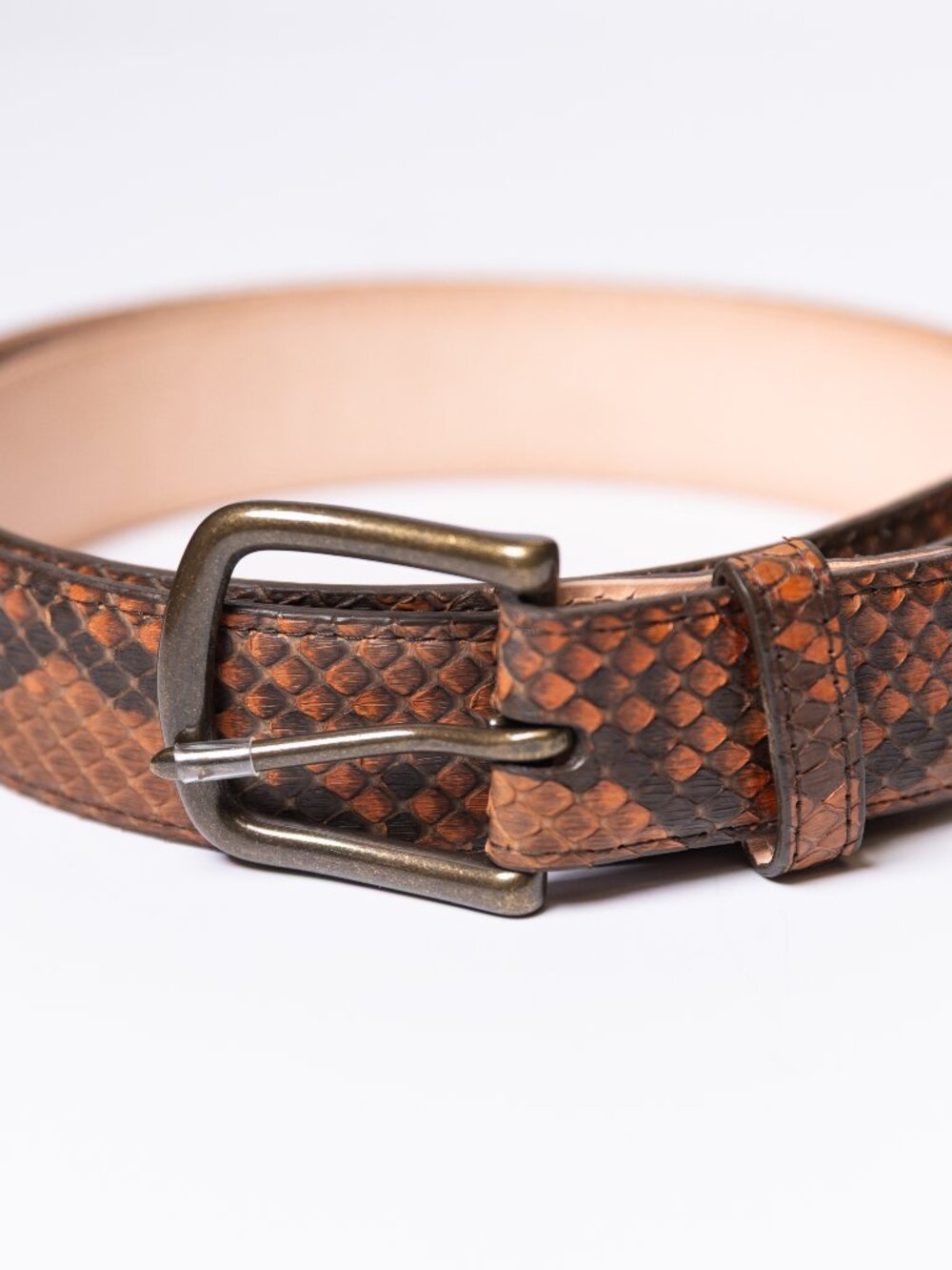 Tecovas - Size 40 - Genuine Python Leather Belt